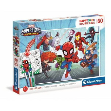 Clementoni Puzzle 60 el. Double face SuperHero