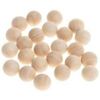 Kulki drewniane naturalne 14mm KDN5