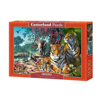 Puzzle 3000 el. Tiger Sanctuary Castorland