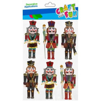 OZDOBA BN NAKLEJKI 3D 6SZT DZIADEK CF PBH 12 288