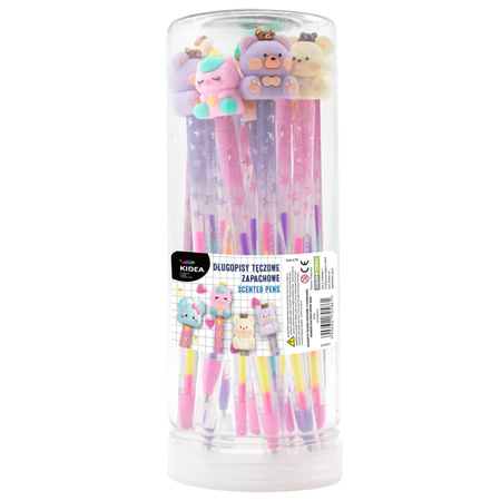 Długopis tęczowy zapachowy z figurką Kidea