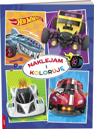 MATTEL HOT WHEELS. NAKLEJAM I KOLORUJĘ