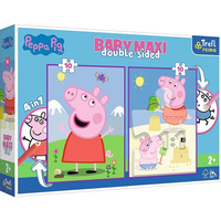 Puzzle Super Maxi 2x10 el. Peppa Double Sided