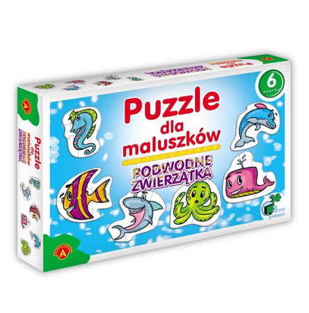 Puzzle dla Maluszków Podwodne Zwierzątka Alexander