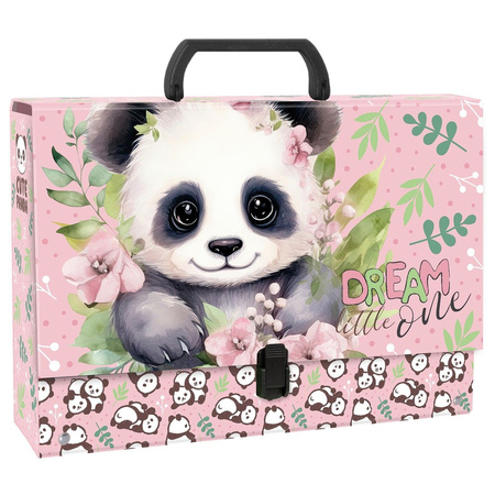 Teczka z twarda rączką Panda (wzór 10)