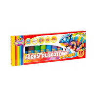 Farby plakatowe 12 kolorów w tubkach 30 ml Sweet Colours