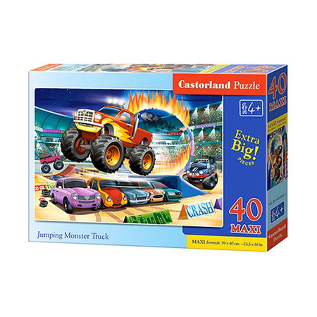 Castorland Puzzle 40  el. Maxi B-040308-1 Jumping Monster Truck