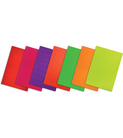 Tektura falista fluorescencyjna TFF-9094-MIX (7 KOL), arkusz 25x35cm