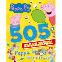 Peppa Pig. 505 naklejek. Peppa lubi się bawić!