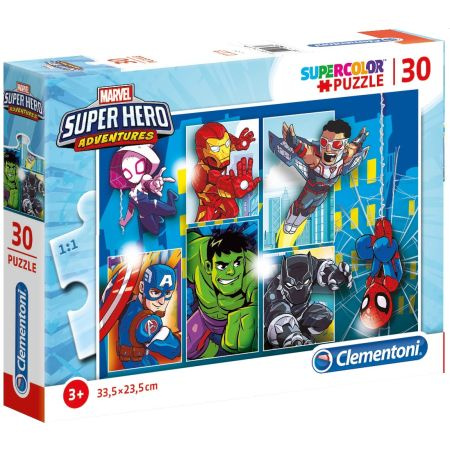 Puzzle 30 el. Hero Adventures Clementoni