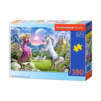 Castorland Puzzle  180 el.  B-018024 My Friend Unicorn