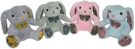 ZAJĄC Z KOKARDKĄ 4 KOL 15CM        161123