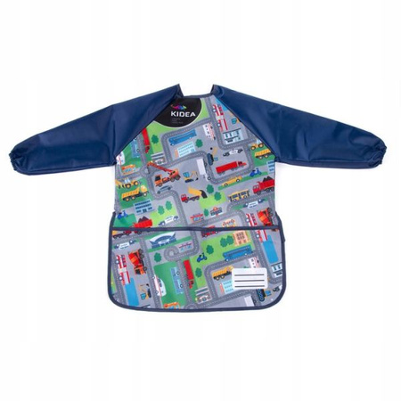 Kidea Fartuszek do malowania z rękawami Auta