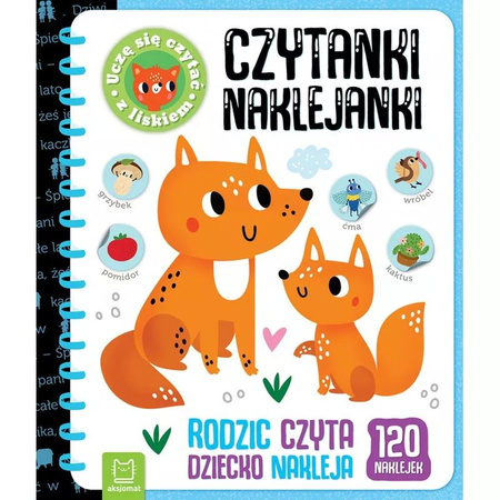 CZYTANKI-NAKLEJANKI.RODZIC CZYTA , DZIECKO NAKLEJA   Z LISKIEM