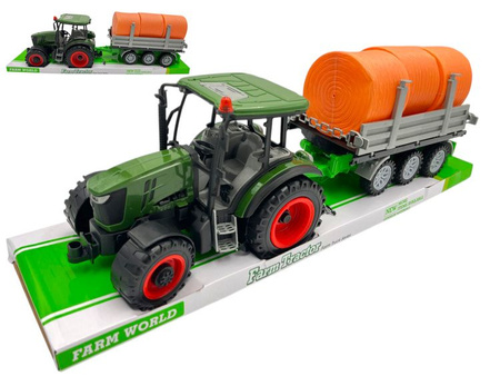 TRAKTOR Z PRZYCZEPĄ