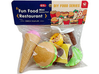 zestaw fast food; 24x23,5x5cm, PVC