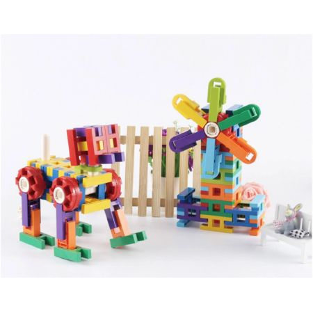 KLOCKI DRABINKI 62 ELEMENTY