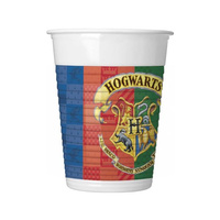 Kubki Plastikowe 200ML 8sztuk Harry Potter