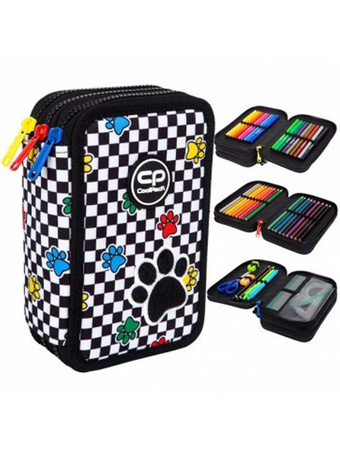 Coolpack Piórnik potrójny Jumper 3 z wyposażeniem Catch Me