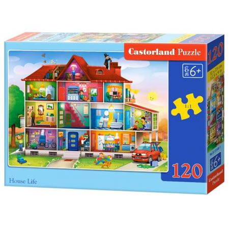 Castorland Puzzle 120 el. House Life