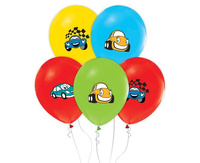 Balony Samochody (z kreskówek), 12'/ 5 szt.