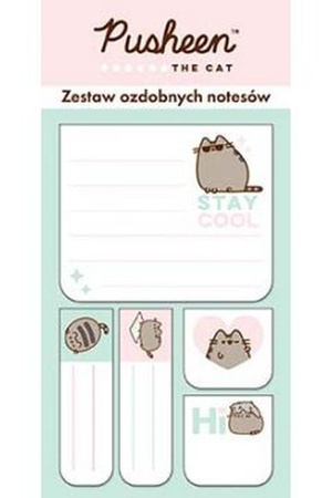 ZESTAW NOTESÓW 30 k. 5 szt. PUSHEEN