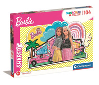 Puzzle 104 el. Shape Barbie Clementoni