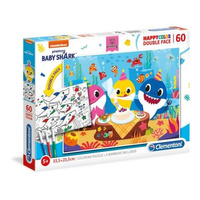 PUZZLE 60 DOUBLE FACE  BABY SHARK