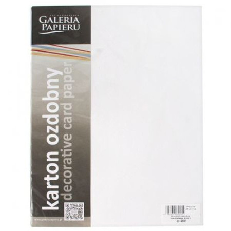 Karton ozdobny Sawanna biały 20 szt./op. 200 g/m2