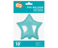 Balon foliowy 'Gwiazda', jasnoniebieska, 19'