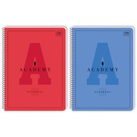 Kołozeszyt A5+ 80 kartek, kratka # 90g ACADEMY HYBRID