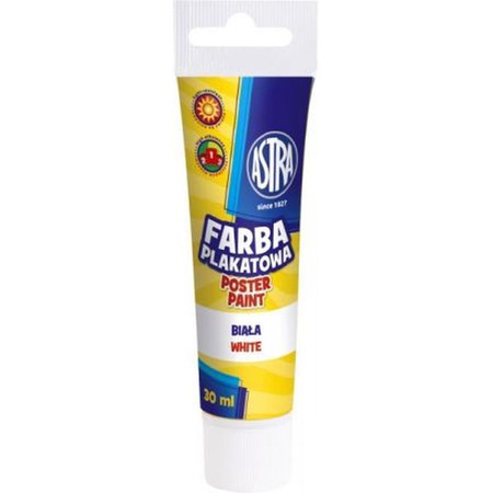 FARBY PLAKATOWE TUBA 30ML BIAŁA