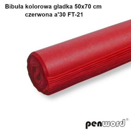 BIBUŁA GŁADKA 30A 50/700  czerwona