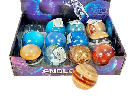 Piłeczka piankowa śred.6cm, dobrze odbijająca się, display 12szt