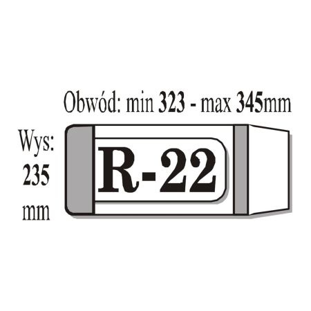 OKŁADKA REGULOWANA R-22 KSIĄŻKOWA