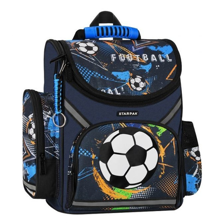 Starpak Tornister szkolny Football, (37x32x22 cm. waga: 0,88 kg)