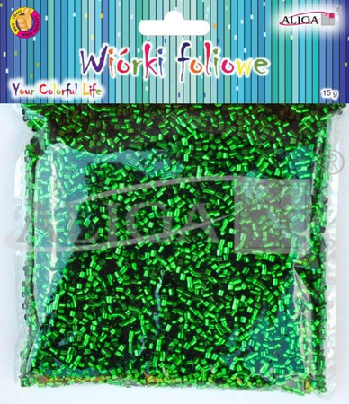 Wiórki foliowe WF-04 zielone op.15g