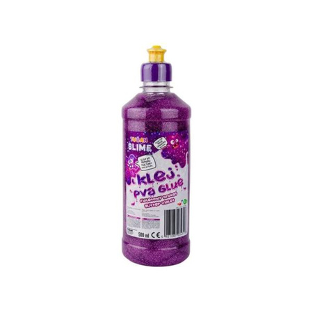 Tuban Klej PVA fioletowy brokatowy 500ml Slime