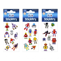 Sticker Boo Naklejki Roboty 476943 6 x 18 cm