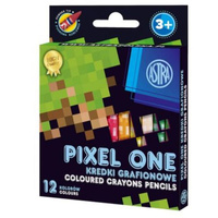 Kredki grafionowe Pixel One 12 kolorów