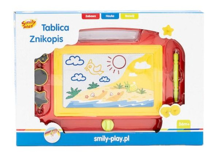 Smily Tablica Znikopis Czerwona