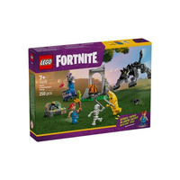 Klocki LEGO Fortnite, Skórek i Iskra oraz Obóz 77075