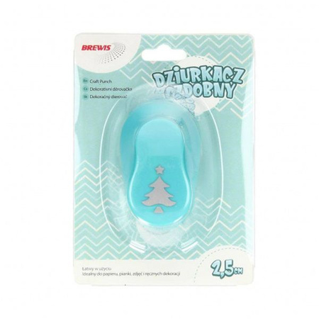 Dziurkacz ozdobny choinka 2.5 cm D25-43