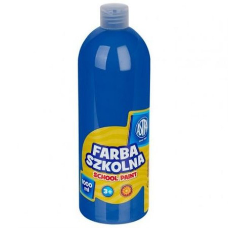 Farba Szkolna 1L NIEBIESKA CIEMNA Astra