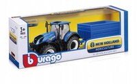 Traktor New Holland T7.315 z przyczepą Bburago