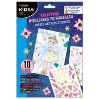 KREATYWNA WYKLEJANKA PO NUMERACH MAGICZNY ŚWIAT KIDEA