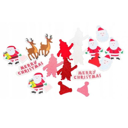 NAKLEJKI 120SZT ŚWIĄTECZNE