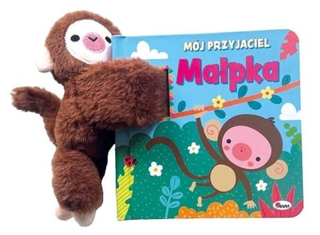 Książeczka MÓJ PRZYJACIEL MAŁPKA Z MASKOTKĄ