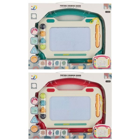 ZNIKOPIS MAGNETYCZNY KOL+AKC 38X31X5 MIX2 MC WB 18 36