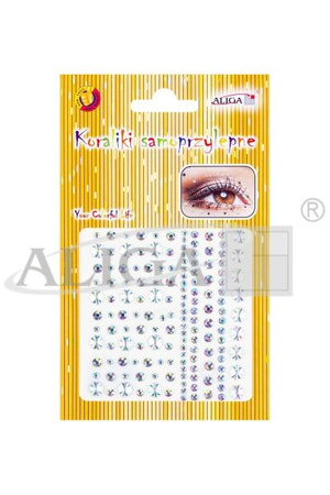 Dżety JET-9218 kryształki samoprzylepne, mix wzorów i kolorów, blist.